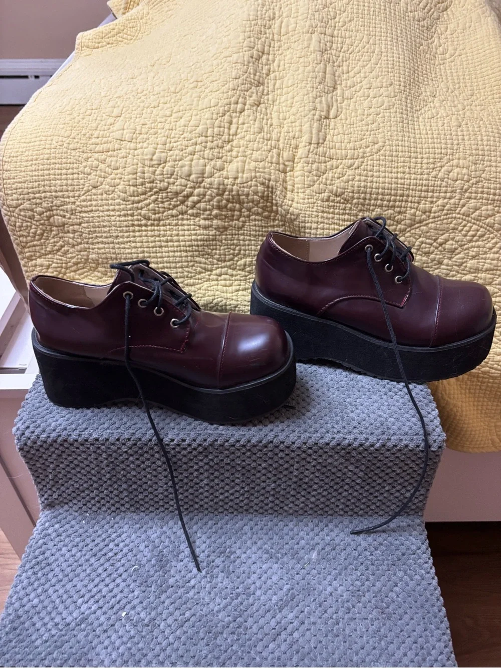 Textured Black Rubber Outsoles - Durable Grip